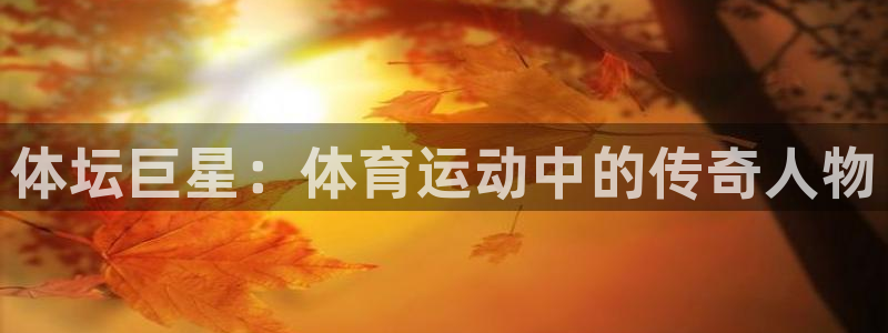 MK体育官网下载招商电话：体坛巨星：体育运动中的传奇