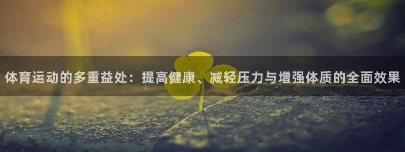 MK体育官方正版app集团：体育运动的多重益处：提高健康、减